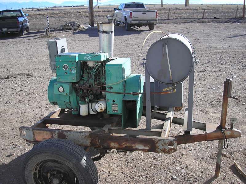 Used Onan 6.0DJB-3CR/13037AC Diesel Generator