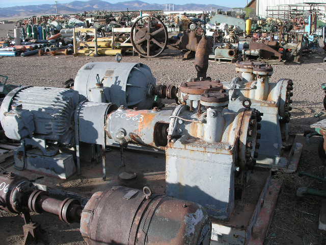 Used Pacific RVTB 2-1/2 Horizontal Multi-Stage Centrifugal Pump Complete Pump