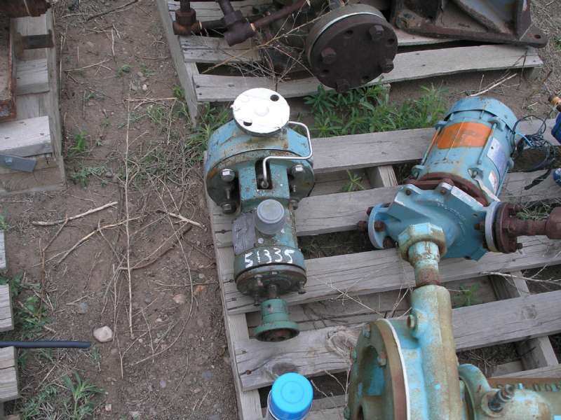 Used Power D 8196 Horizontal Single-Stage Centrifugal Pump Complete Pump
