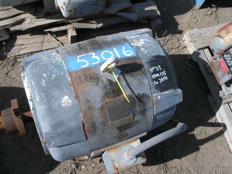 SOLD: Used 25 HP Horizontal Electric Motor (Westinghouse)