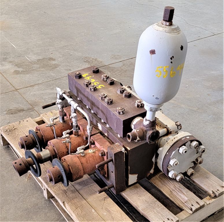 Used Ingersoll Rand 3HS3 Triplex Pump Fluid End Only