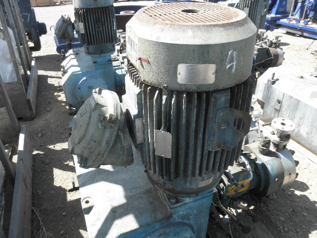SOLD: Used 40 HP Horizontal Electric Motor (Reliance)