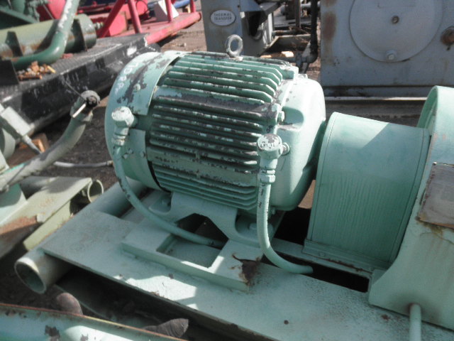 Used 40 HP Horizontal Electric Motor (Louis Allis)