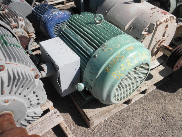 Used 100 HP Horizontal Electric Motor (Pacemaker)