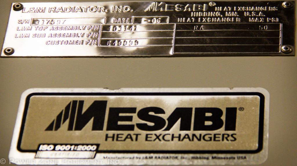 Unused Surplus Mesabi Heat Exchanger Radiator For Sale