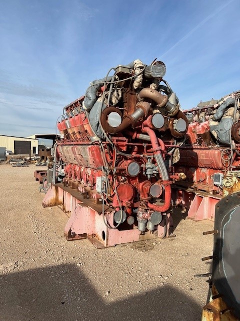 Used Waukesha 12V-AT27GL Natural Gas Engine