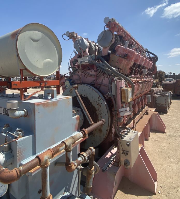 Used Waukesha 12V-AT27GL Natural Gas Engine