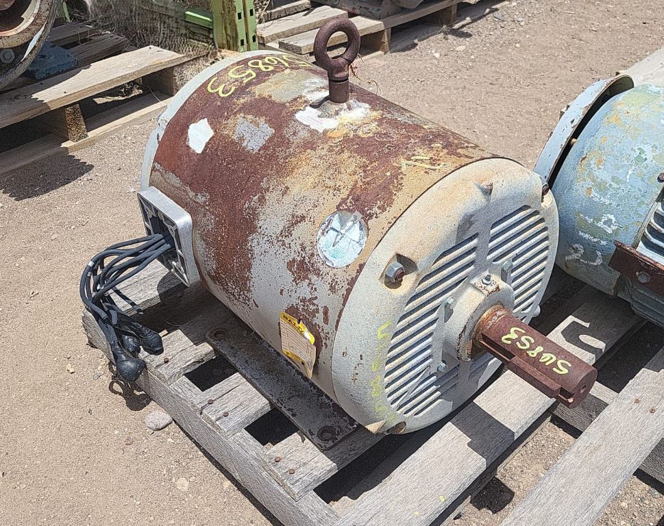 Used 40 HP Horizontal Electric Motor (Baldor)