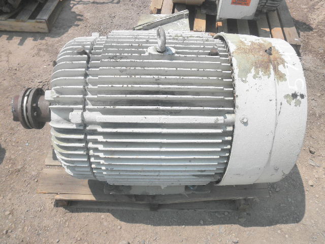 SOLD: Used 125 HP Horizontal Electric Motor (Reliance)