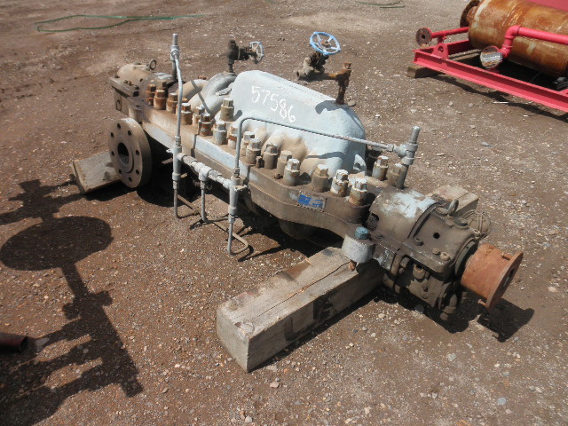 Used Sulzer Bingham 3x4x8.75A MSE Horizontal Multi-Stage Centrifugal Pump Complete Pump