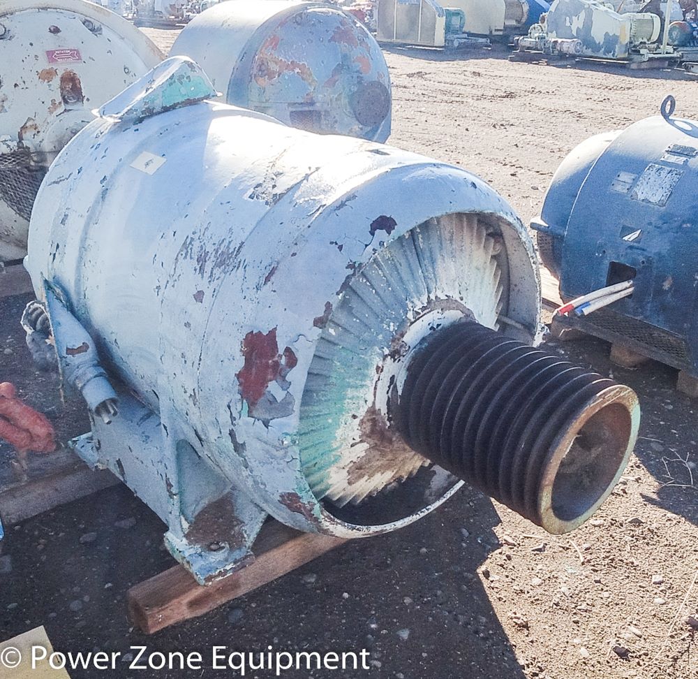 Used 125 HP Horizontal Electric Motor (UNKNOWN)