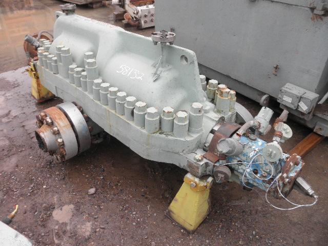 SOLD: Used Sulzer Bingham 6x8x12.5A MSD Horizontal Multi-Stage Centrifugal Pump Complete Pump