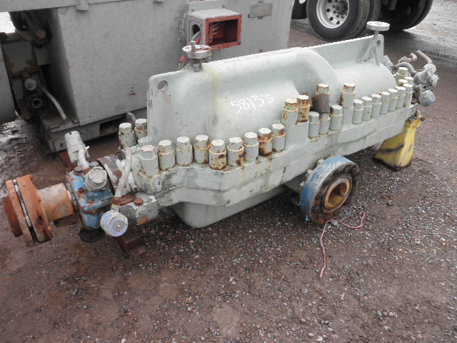 Used Sulzer Bingham 6x8x12.5A MSD Horizontal Multi-Stage Centrifugal Pump Complete Pump