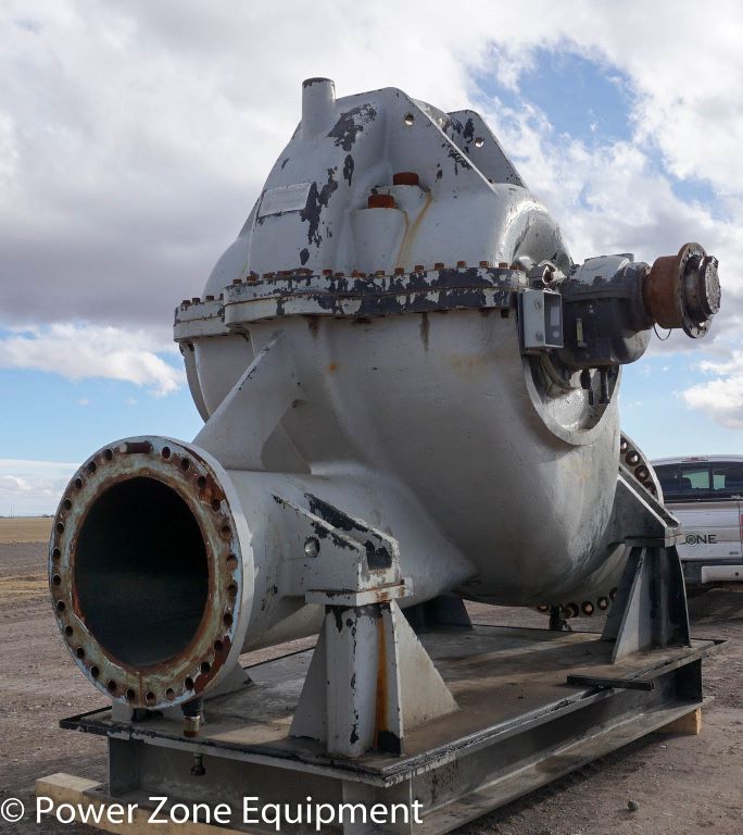 Used ITT Industries 114-767-521 CCW Horizontal Single-Stage Centrifugal Pump
