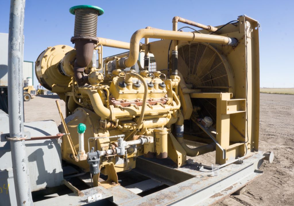 SOLD: Used Caterpillar G3408TA Natural Gas Engine Package