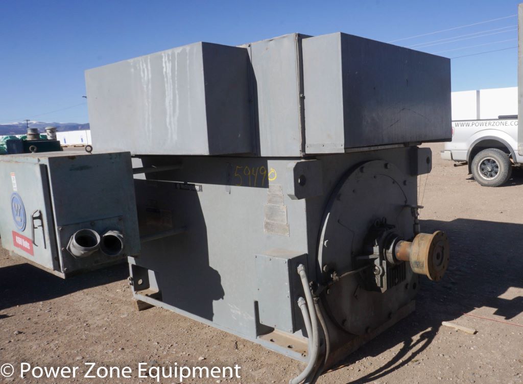 SOLD: Used 4500 HP Horizontal Electric Motor (Westinghouse)