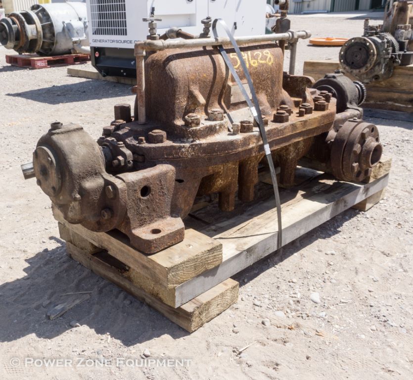 Used Warren 1.5 TM-6 Stage Horizontal Multi-Stage Centrifugal Pump Complete Pump
