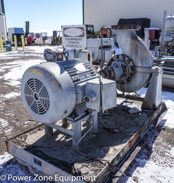 Used 100 HP Horizontal Electric Motor (Marathon) Package For Sale