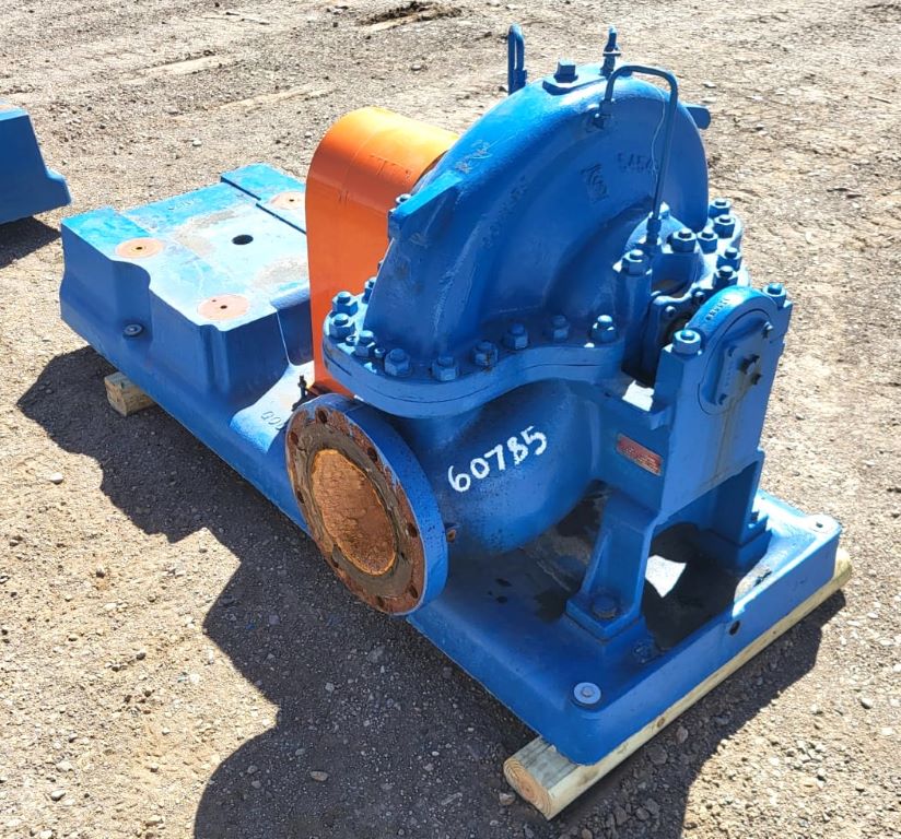 Used Goulds 3405 6x8x17 Horizontal Single-Stage Centrifugal Pump