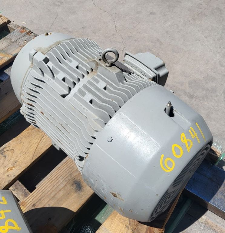 Unused Surplus 15 HP Horizontal Electric Motor (Siemens)