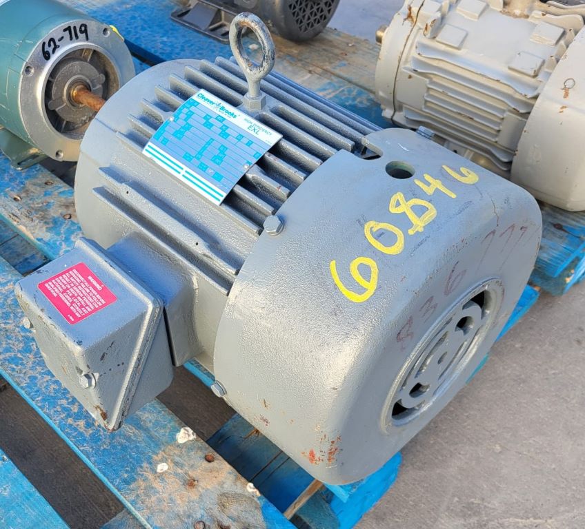 Unused Surplus 5 HP Horizontal Electric Motor (Cleaver Brooks)