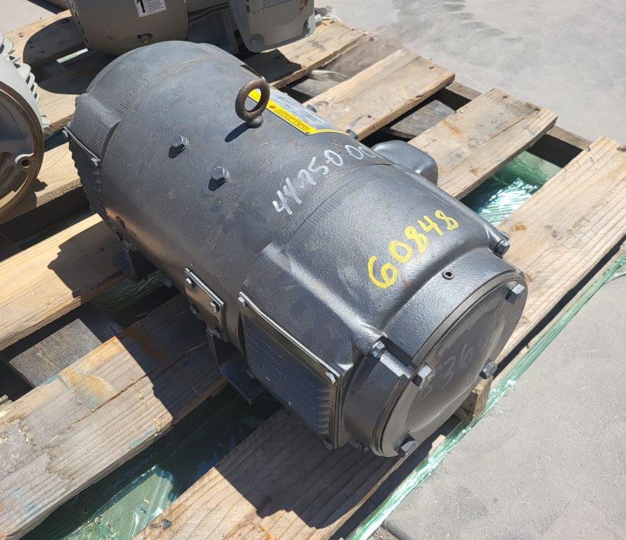 Unused Surplus 5 HP Horizontal Electric Motor (Baldor)