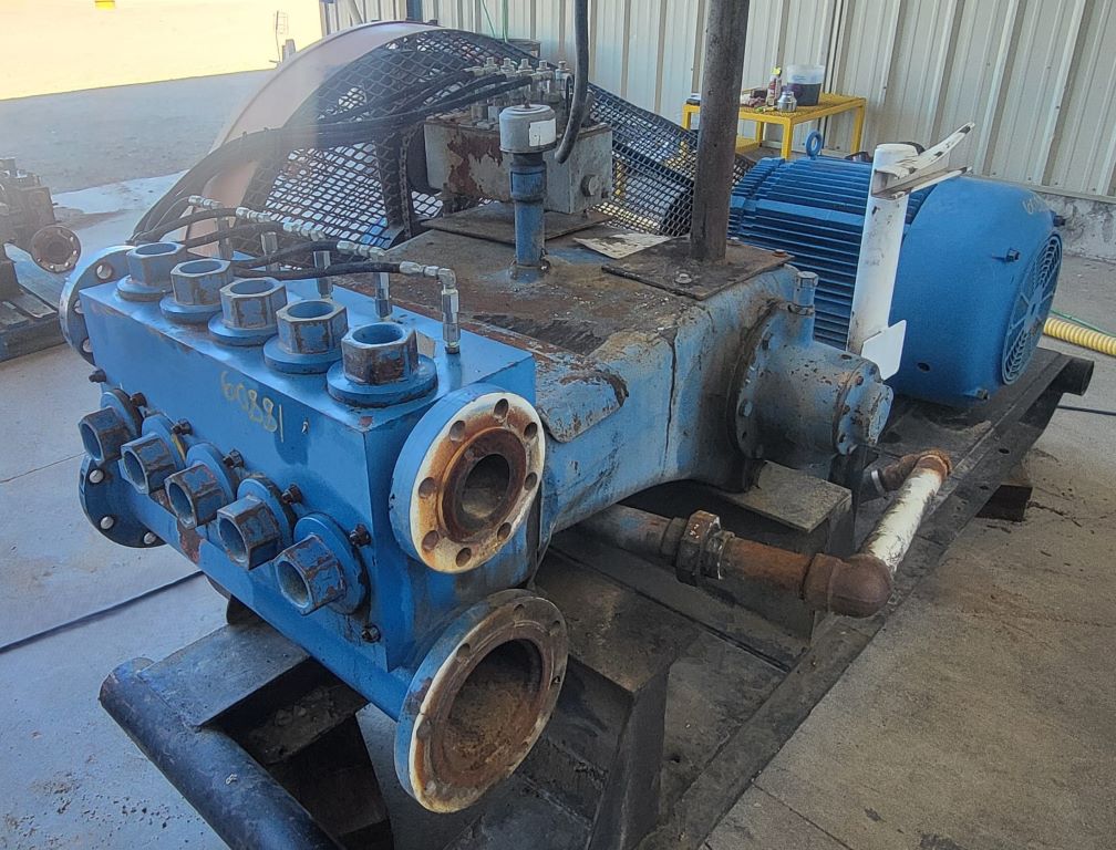 Used Wheatley HP-125L Triplex Pump Complete Pump