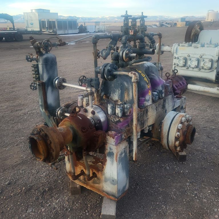 Used Union 6x8 MOE Horizontal Multi-Stage Centrifugal Pump Complete Pump