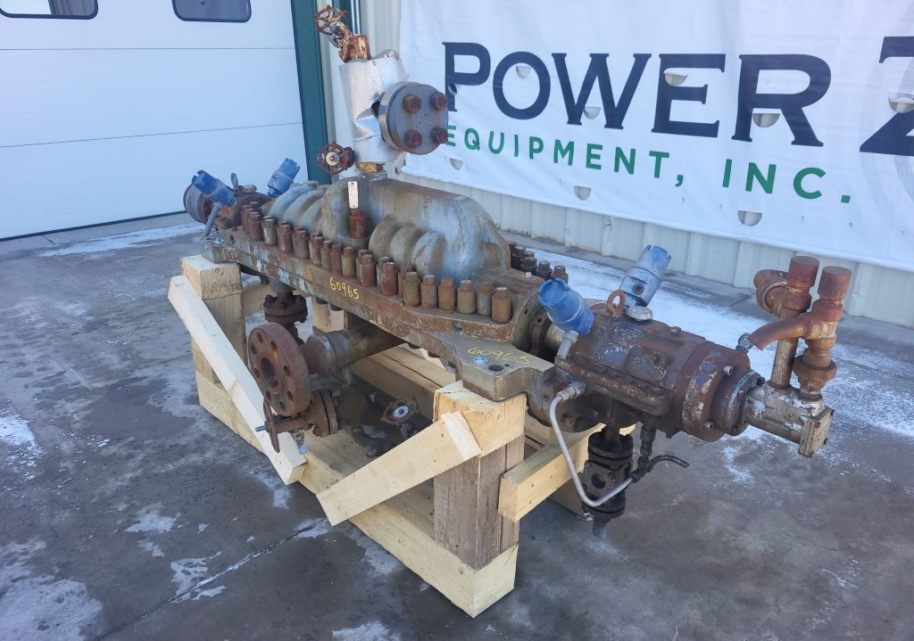 Used Ingeroll Rand 3x8DA-9 Horizontal Multi-Stage Centrifugal Pump Complete Pump