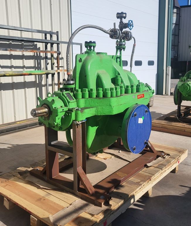 Used Sulzer Bingham 10x10x13.5 MSD Horizontal Multi-Stage Centrifugal Pump Complete Pump