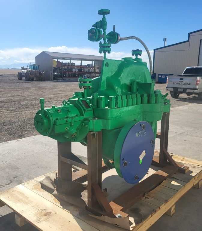 Used Sulzer Bingham 10x10x13.5 MSD Horizontal Multi-Stage Centrifugal Pump Complete Pump