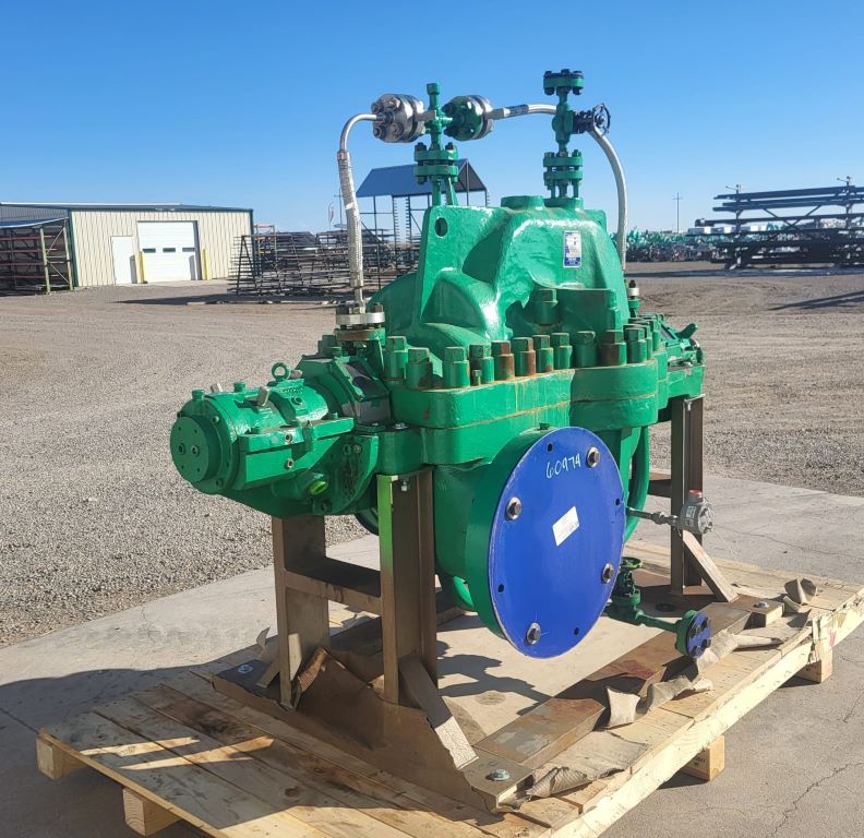 Used Sulzer Bingham 10x10x13.5 MSD Horizontal Multi-Stage Centrifugal Pump Complete Pump