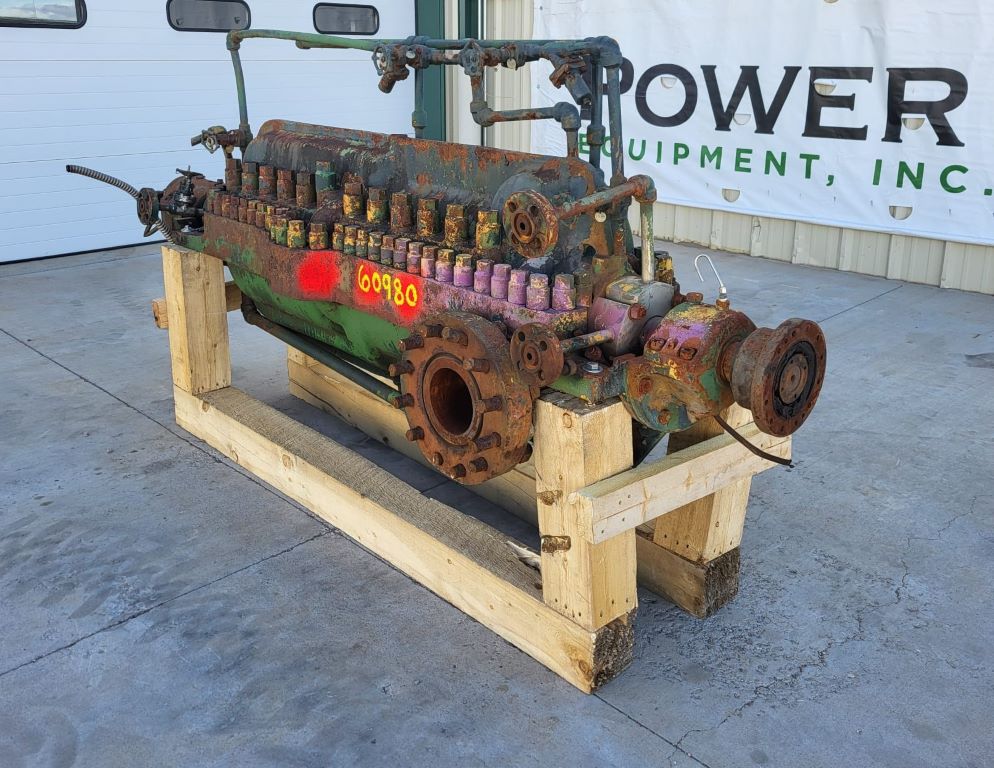 Used Union 4x6 Horizontal Multi-Stage Centrifugal Pump Complete Pump