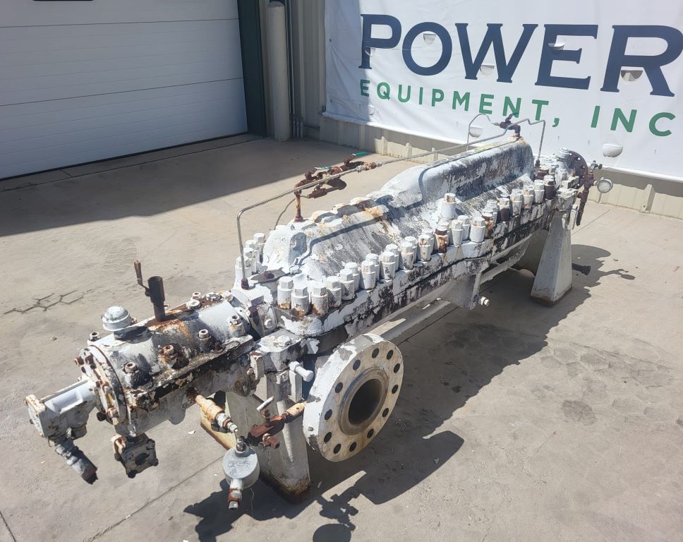Used Sulzer Bingham 3x6x9C MSD Horizontal Multi-Stage Centrifugal Pump Complete Pump