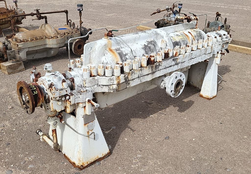Used Sulzer Bingham 3x6x9C MSD Horizontal Multi-Stage Centrifugal Pump Complete Pump