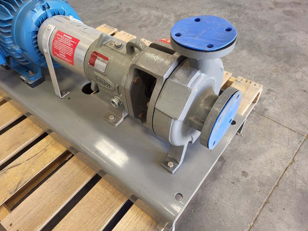 Unused Surplus Flowserve Durco MK3 STD Horizontal Single-Stage Centrifugal Pump Package