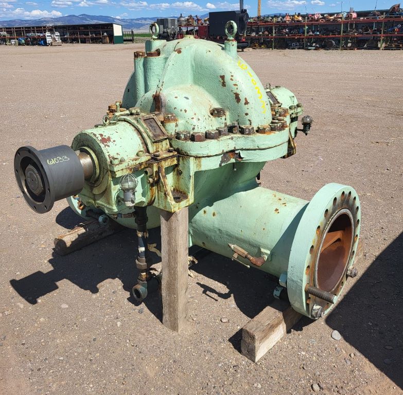 Used Sulzer Bingham 16x18x23 HSB Horizontal Single-Stage Centrifugal Pump Complete Pump