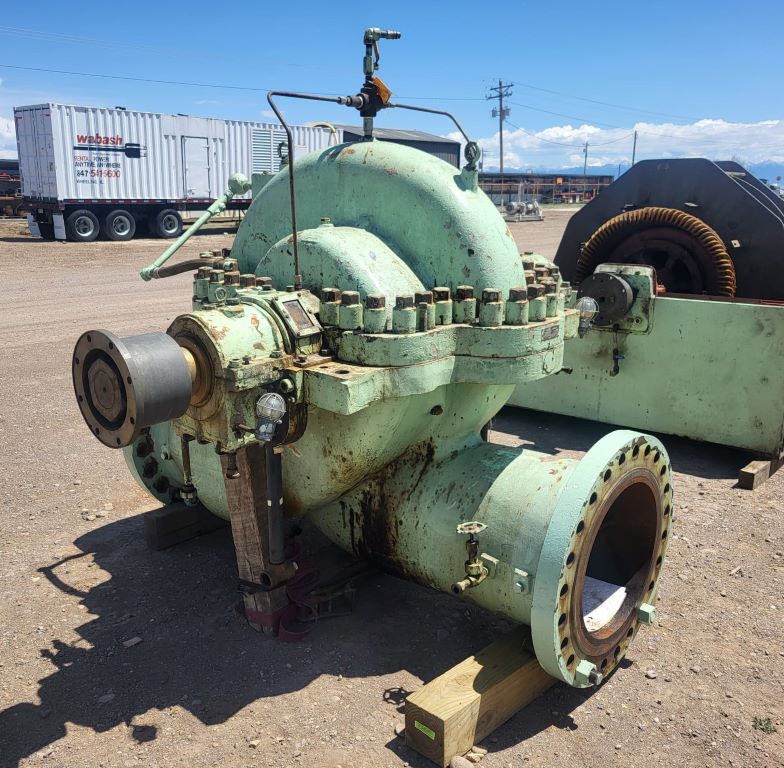 Used Sulzer Bingham 20x24x31 HSB Horizontal Single-Stage Centrifugal Pump Complete Pump