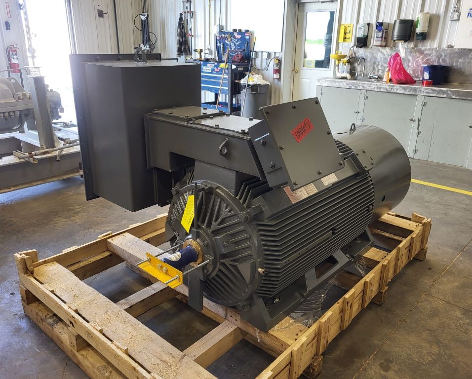 New  HP Horizontal Electric Motor (Teco Westinghouse)
