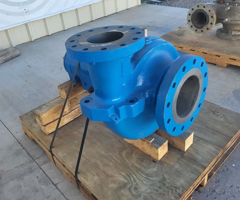 Used Goulds 3700 6x8x13A Horizontal Single-Stage Centrifugal Pump Complete Pump