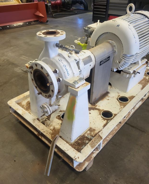 Used Sulzer Bingham 3x6x11.5A CAP Horizontal Multi-Stage Centrifugal Pump Complete Pump