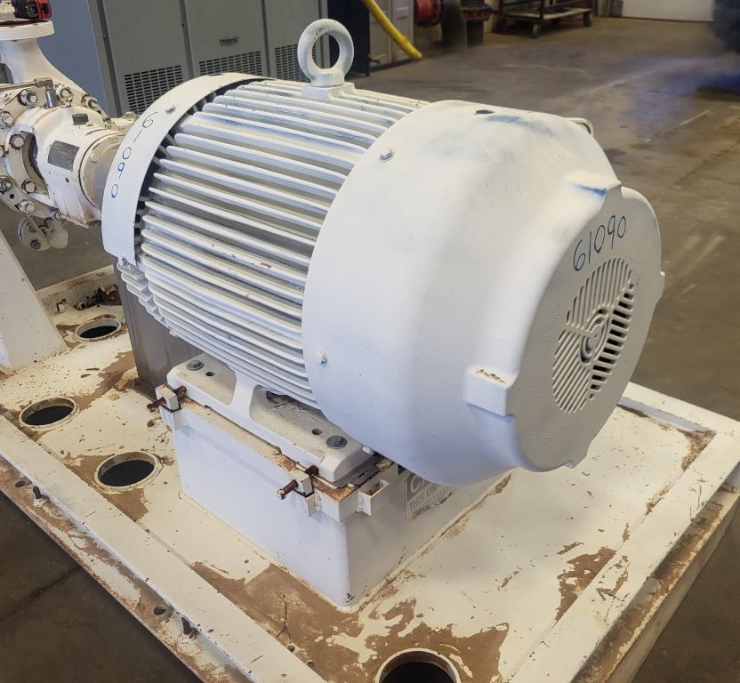 Used 150 HP Horizontal Electric Motor (Teco) Package