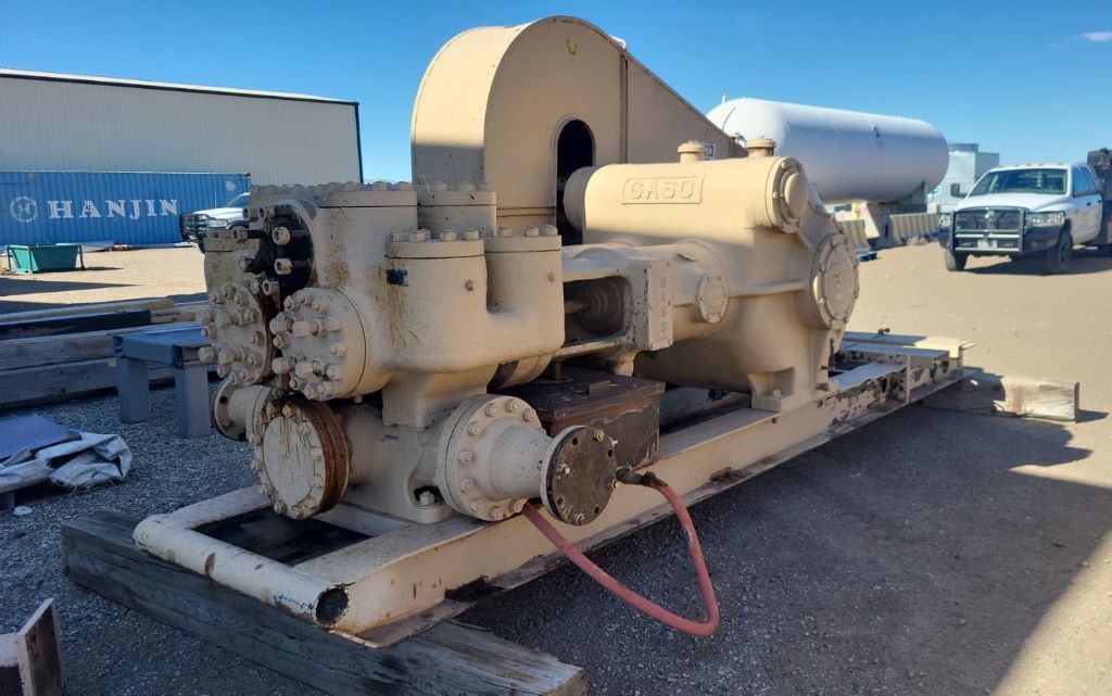 Used Gaso 2651 Duplex Pump Complete Pump